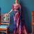 Ethnic Motif Woven Design Zari Paithani Saree