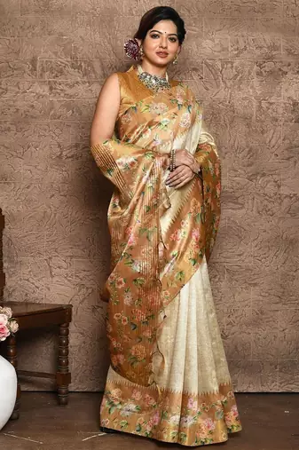 Floral Printed Saree