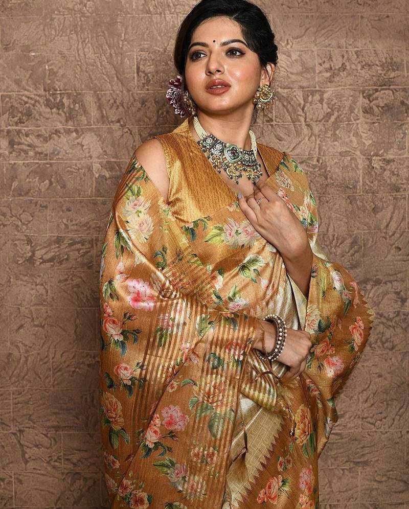 Floral Printed Saree