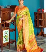 Woven Design Zari Patola Saree