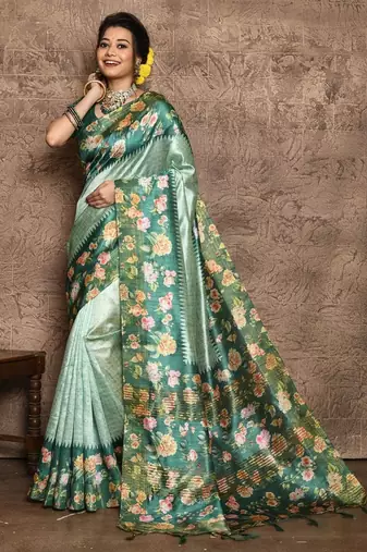 Floral Printed Saree