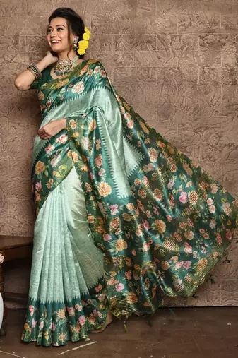 Floral Printed Saree