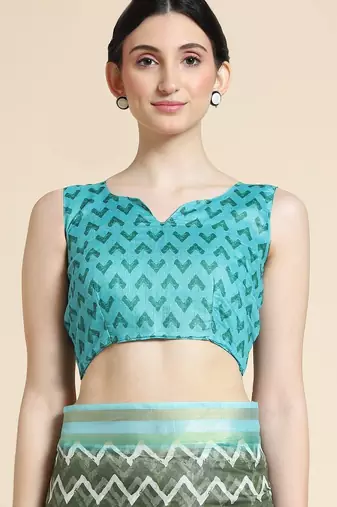 Ethnic Motifs Printed Silk Cotton Saree