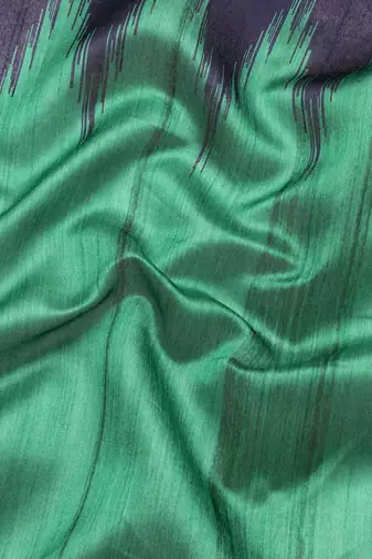 Solid Jute Silk Tussar Saree