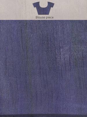 Solid Jute Silk Tussar Saree 8