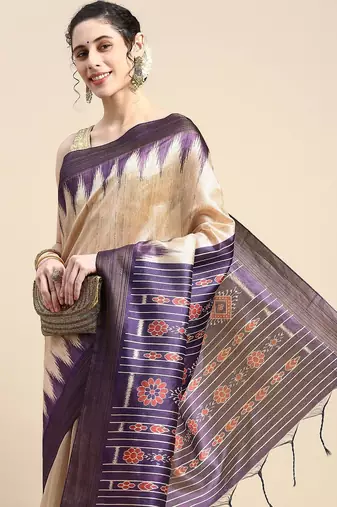 Solid Silk Cotton Saree