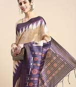 Solid Silk Cotton Saree