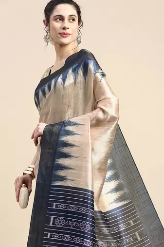 Solid Silk Cotton Saree