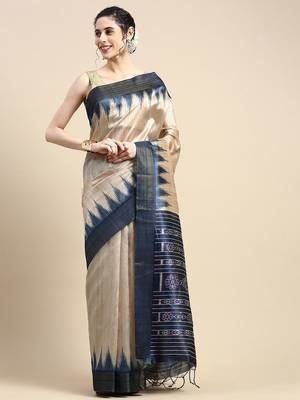 Solid Silk Cotton Saree 2