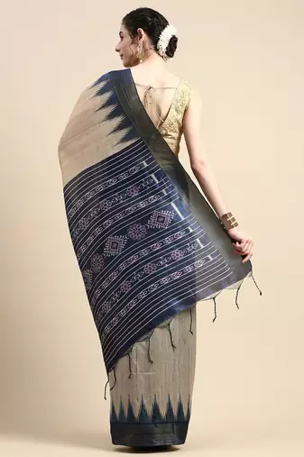 Solid Silk Cotton Saree
