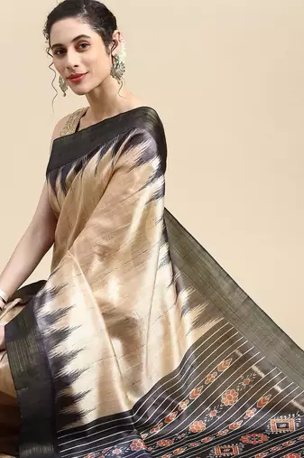Solid Silk Cotton Saree