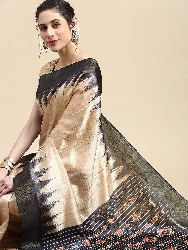 Solid Silk Cotton Saree
