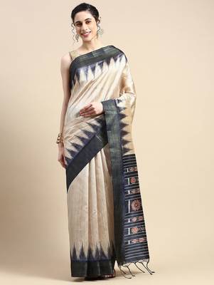 Solid Silk Cotton Saree 2