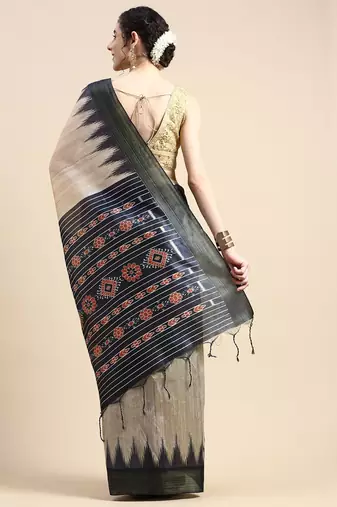 Solid Silk Cotton Saree