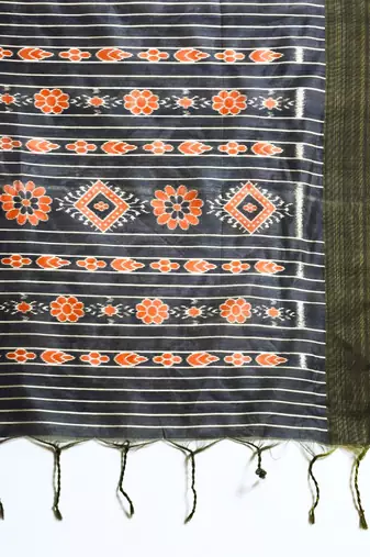 Solid Silk Cotton Saree