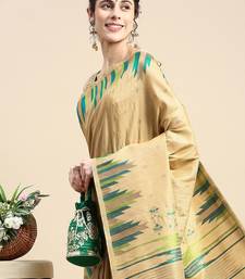 Woven Design Zari Silk Blend Saree