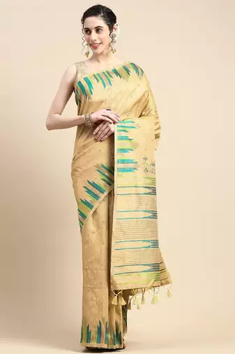 Woven Design Zari Silk Blend Saree