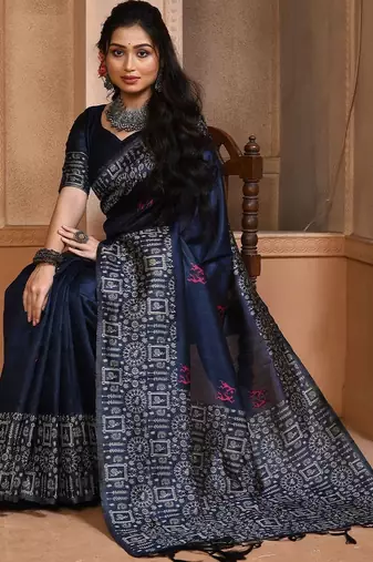 Warli Bhagalpuri Saree