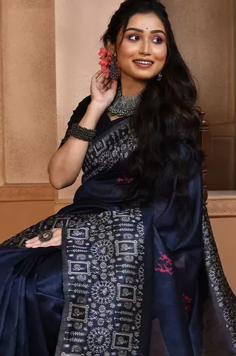 Warli Bhagalpuri Saree