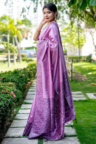 Zari Bhagalpuri Saree