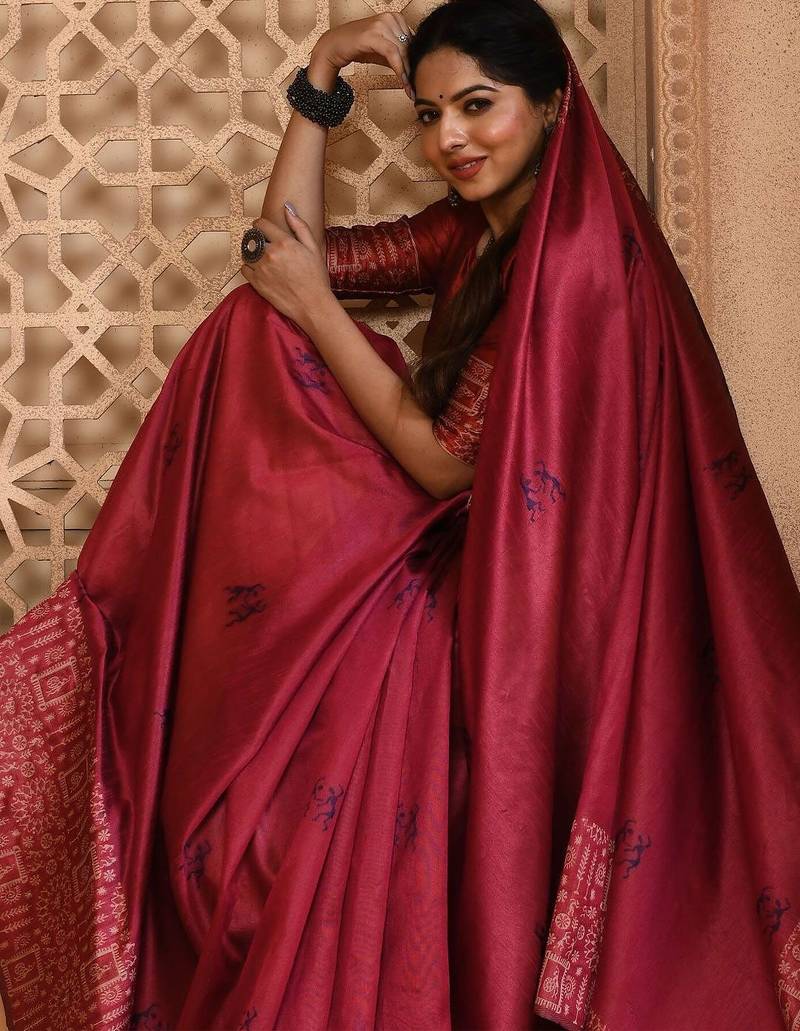 Warli Bhagalpuri Saree