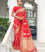 Woven Design Zari Banarasi Saree