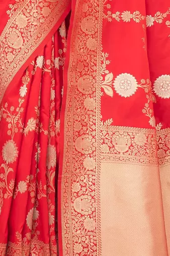 Woven Design Zari Banarasi Saree