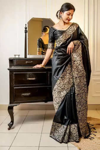 Zari Bhagalpuri Saree