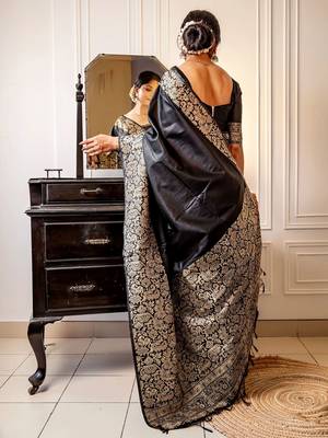 Zari Bhagalpuri Saree 2