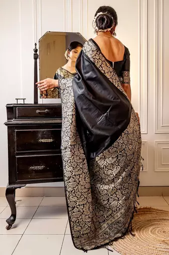 Zari Bhagalpuri Saree