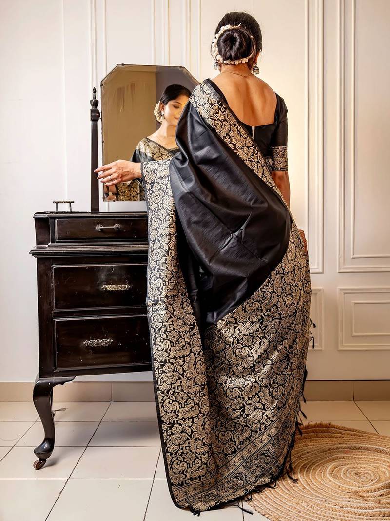 Zari Bhagalpuri Saree
