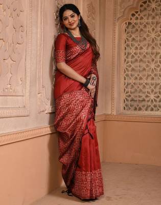Zari Bhagalpuri Saree 2