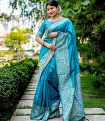 Zari Bhagalpuri Saree