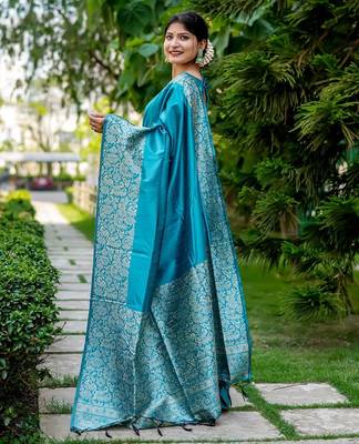 Zari Bhagalpuri Saree 2