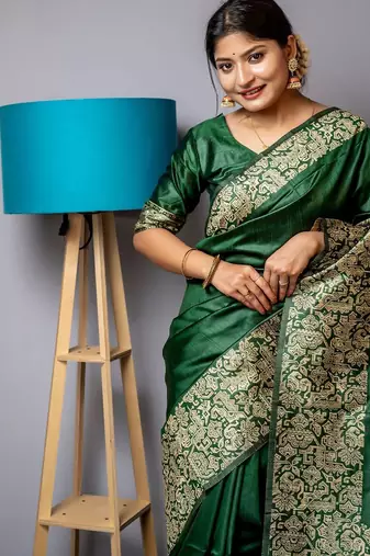 Zari Bhagalpuri Saree