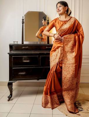 Zari Bhagalpuri Saree 1