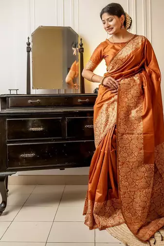 Zari Bhagalpuri Saree