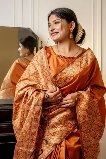Zari Bhagalpuri Saree