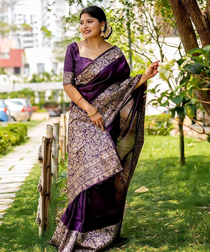 Zari Bhagalpuri Saree