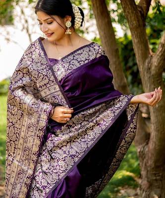 Zari Bhagalpuri Saree 3