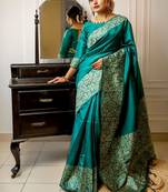Zari Bhagalpuri Saree