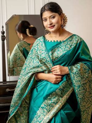 Zari Bhagalpuri Saree 3