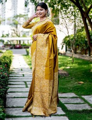 Zari Bhagalpuri Saree 1