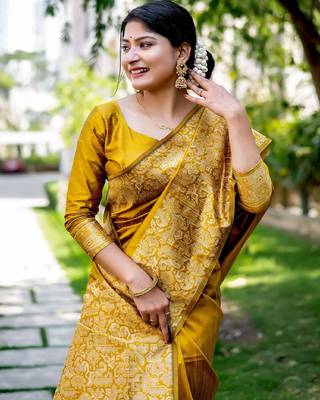 Zari Bhagalpuri Saree 3