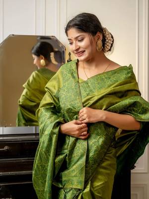Zari Bhagalpuri Saree 3