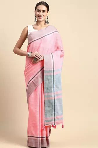 Woven Design Pure Cotton Taant Saree