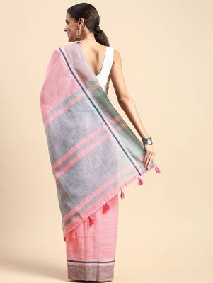 Woven Design Pure Cotton Taant Saree 3
