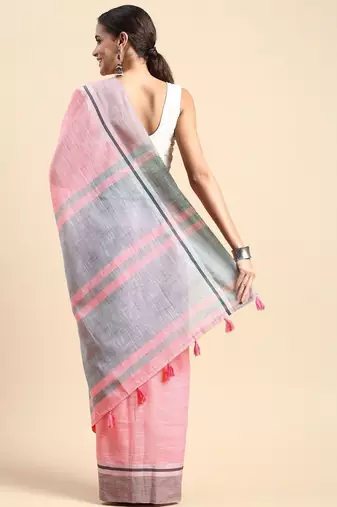 Woven Design Pure Cotton Taant Saree