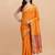 Woven Design Zari Silk Cotton Bandhani Saree