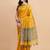 Woven Design Zari Silk Cotton Bandhani Saree